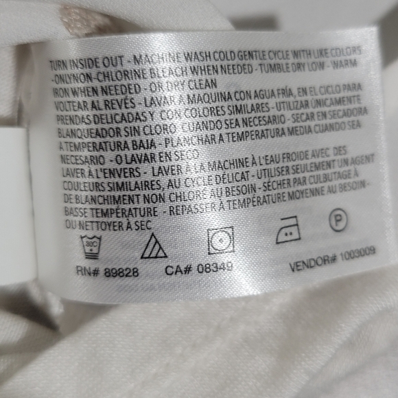 Vintage America Blues Embroidered Boho Peasant Top Bell Sleeves Size Sm Cream... - Picture 14 of 15